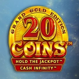 20 Coins Grand Gold Edition by Wazdan, showcased at mrvegascasino.eu – game logo