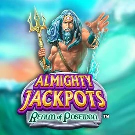 Almighty Jackpots – Realm of Poseidon logo by Novomatic Mr Vegas Casino