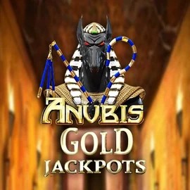 Anubis Gold Jackpots logo by Inspired Gaming at Mr Vegas Casino