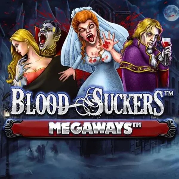 Slots logo of Blood Suckers Megaways from Red Tiger Gaming at Mr Vegas Casino