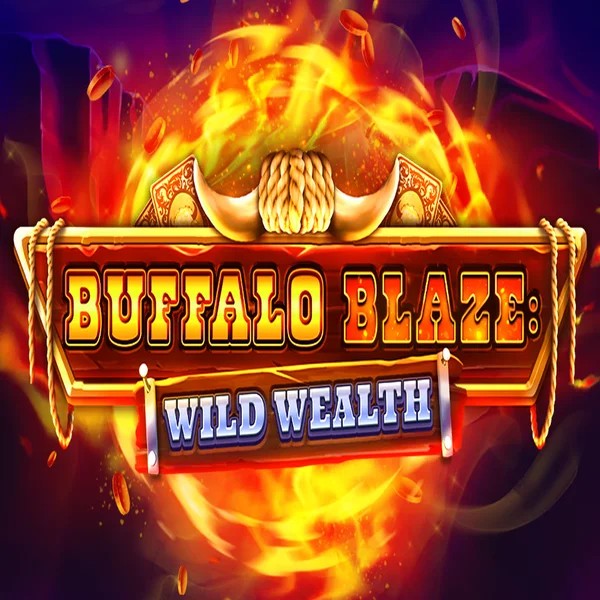 Buffalo Blaze Wild Wealth slot logo by OctoPlay at Mr Vegas Casino