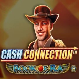 Cash Connection Book Of Ra slot logo by Novomatic at Mr Vegas Casino