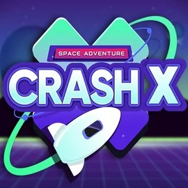 Crash X logo by Turbo Games at Mr Vegas Casino