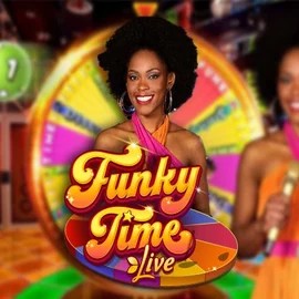 Funky Time slot icon by Evolution, available at Mr Vegas Casino