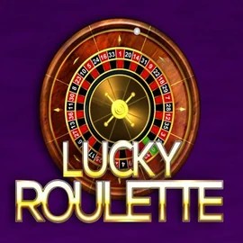 Lucky Roulette slot logo by Belatra Games at Mr Vegas Casino