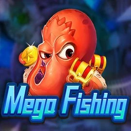 Mega Fishing slot logo by TaDa Gaming at Mr Vegas Casino