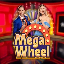 Mega Wheel logo by Pragmatic Play at Mr Vegas Casino