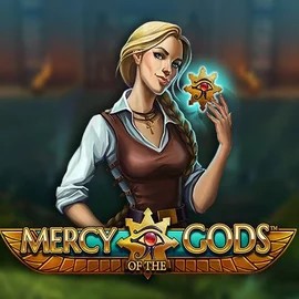 Mercy Of The Gods online game logo by NetEnt on mrvegascasino.eu