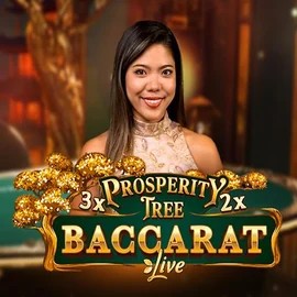 Prosperity Tree Baccarat slot icon by Evolution, available at Mr Vegas Casino