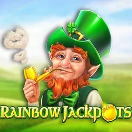 Jackpots logo of Rainbow Jackpots from Red Tiger Gaming at Mr Vegas Casino