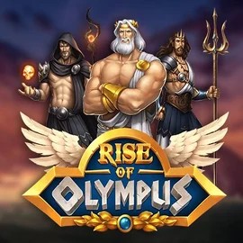 Slots logo of Rise of Olympus from Play'n GO at Mr Vegas Casino