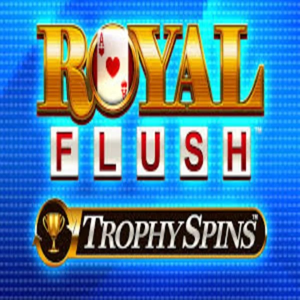 Royal Flush Trophy Spins online game logo by Greentube on mrvegascasino.eu