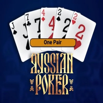 Russian Poker logo – Table Games by OneTouch Games at Mr Vegas Casino