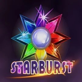 Starburst logo – Slots by NetEnt at Mr Vegas Casino